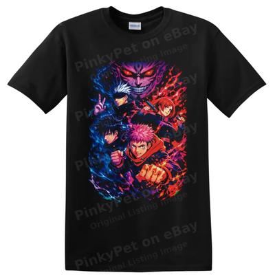 Jujutsu Kaisen Yuji Itadori Gojo Nobara Sukuna Anime T-Shirt Grafik-T-Shirt Kunst