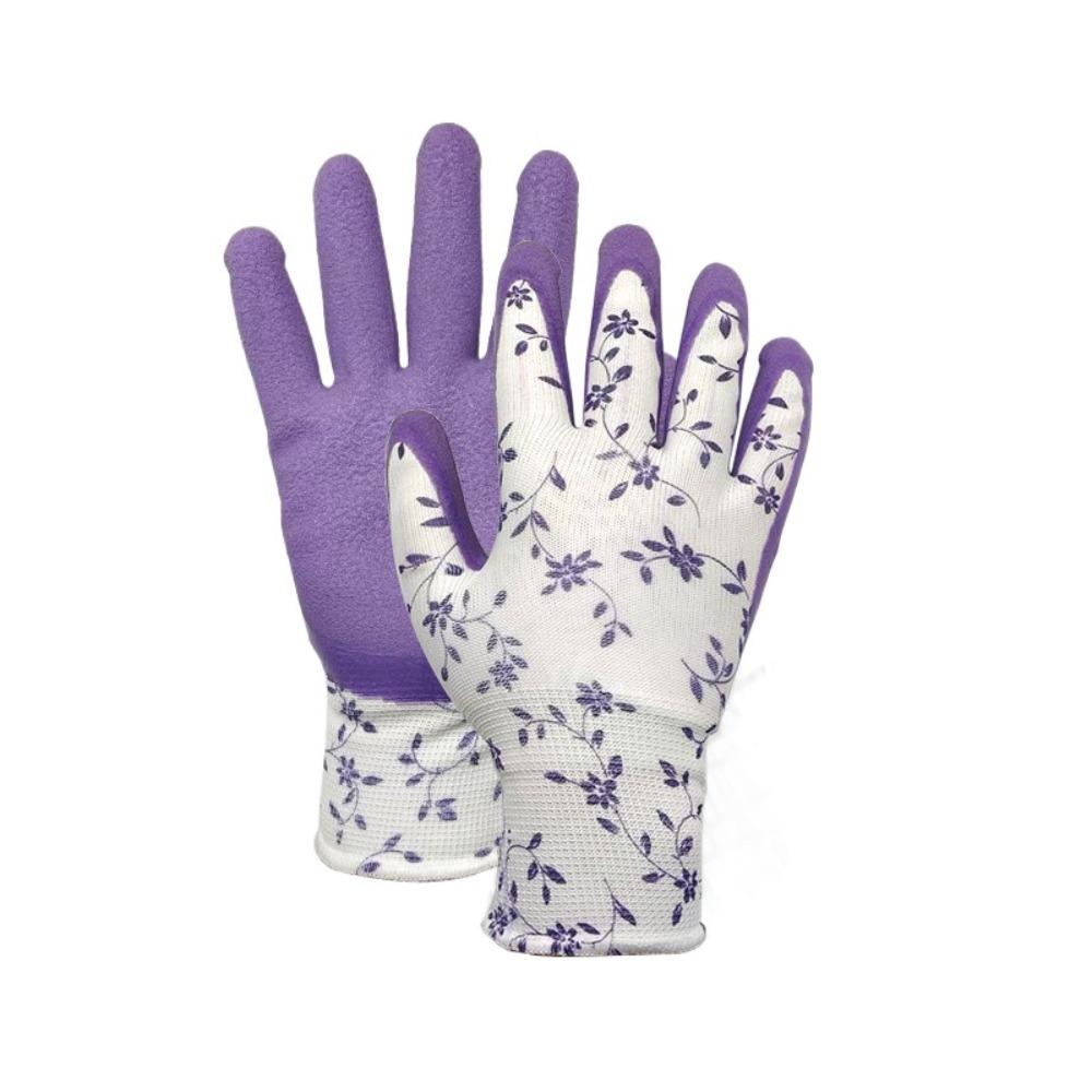 3Pairs Breathable Latex Foam Gloves Comfortable Working Glove Durable Gardening Gloves  For Women