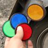 1/5pcs Circular Reflector Universal Car Trucks Motorcycle ATV Bikes Bicycle Reflector Safety Reflector Motorcycles Accessories