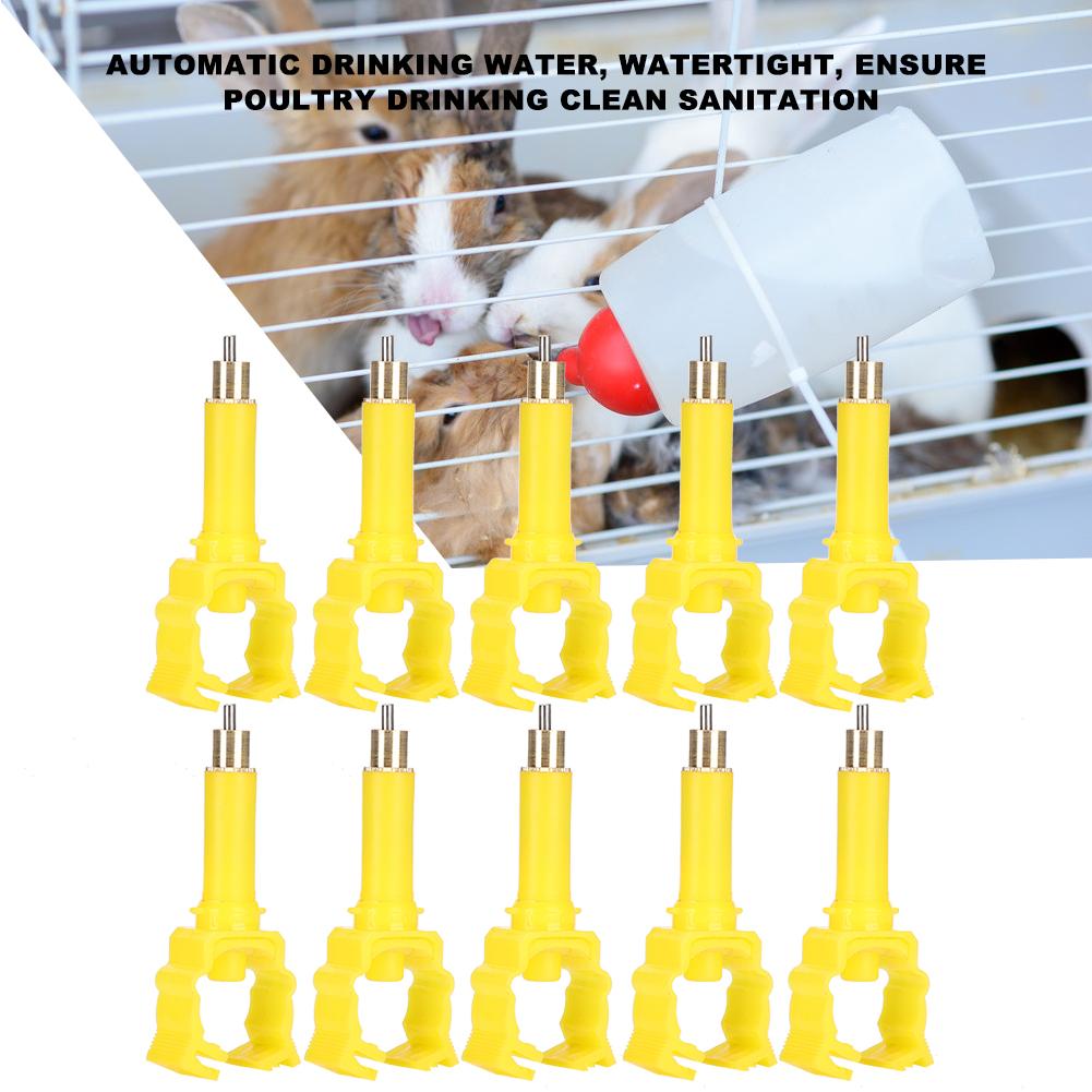 11PCS Pipe Interface Nipple Drinking Fountains Automatic Drinker
