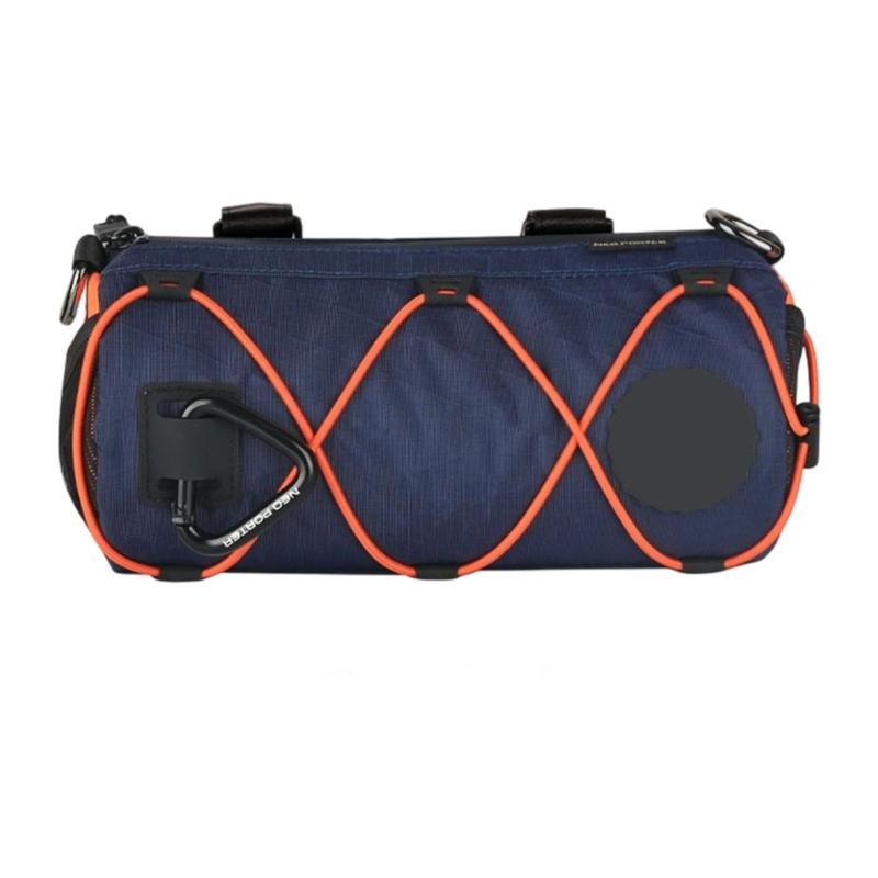 Road Bike Handlebar Bag Waterproofs Bike Front Bag Portable Cycling Pouch Large Capacity Bike Frame Tube Bag Enduring