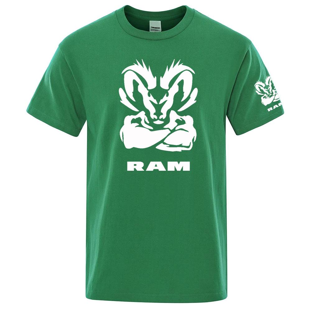 Ram 1500 Turbo Imprimeu Logo Mașină 2026 Unisex Premium Mătase de Gheață Răcoros Confortabil Respirabil Gât Rotund Stil Simplu Tricou