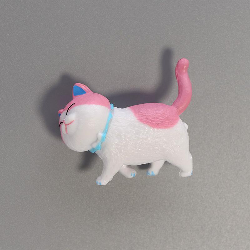 little cat fridge magnets Japanese kitten combination refrigerator souvenirs collection gifts cute animal yellow black white cat