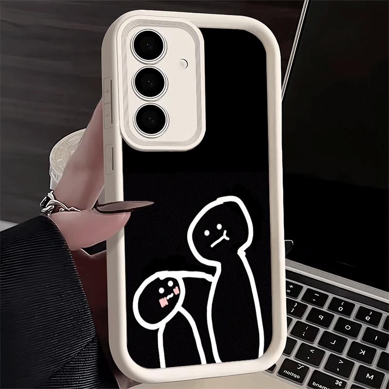 Phone Case for Samsung Galaxy A17 A16 A15 A14 A13 Funny Stickman Matchman A56 A36 A26 A55 A35 A25 A54 A34 A24 A53 A33 A23 A07 A0