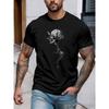 Herren Mode 3D Gedrucktes Herren T-Shirt Rundhals Kurzarm Trendige Streetwear