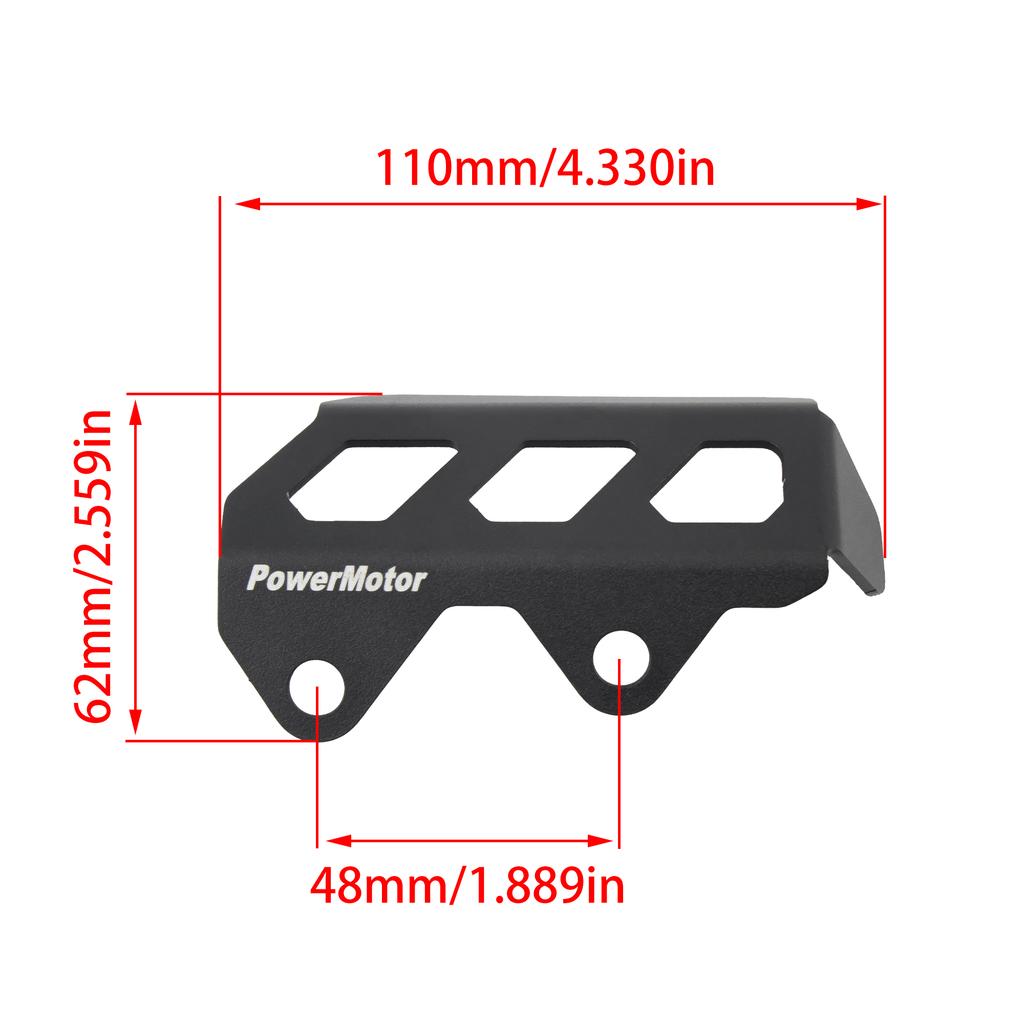 Powermotor Motorcycle Gear Shift Lever Cover For Yamaha TENERE 700 T7 XTZ 700 690 2019 - 2025 Rear Brake Master Cylinder Guard