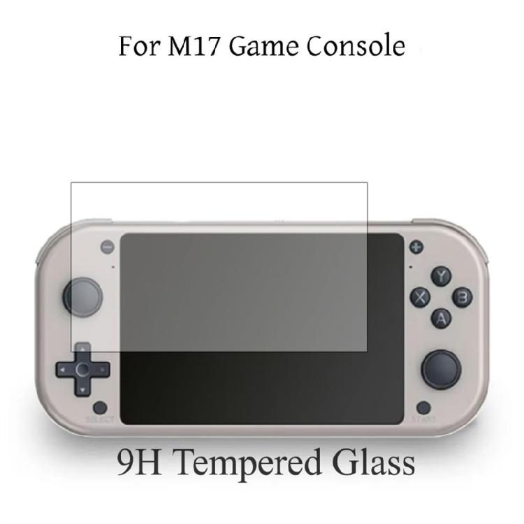 Screen Protector Handheld Game Console Tempered Glass Film for M17 Full Screen Film Shatterproof Film Easy Installation