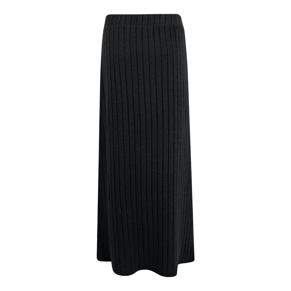 Summer New High Waisted Side Slit Slim Knit Skirt For Women's Pants