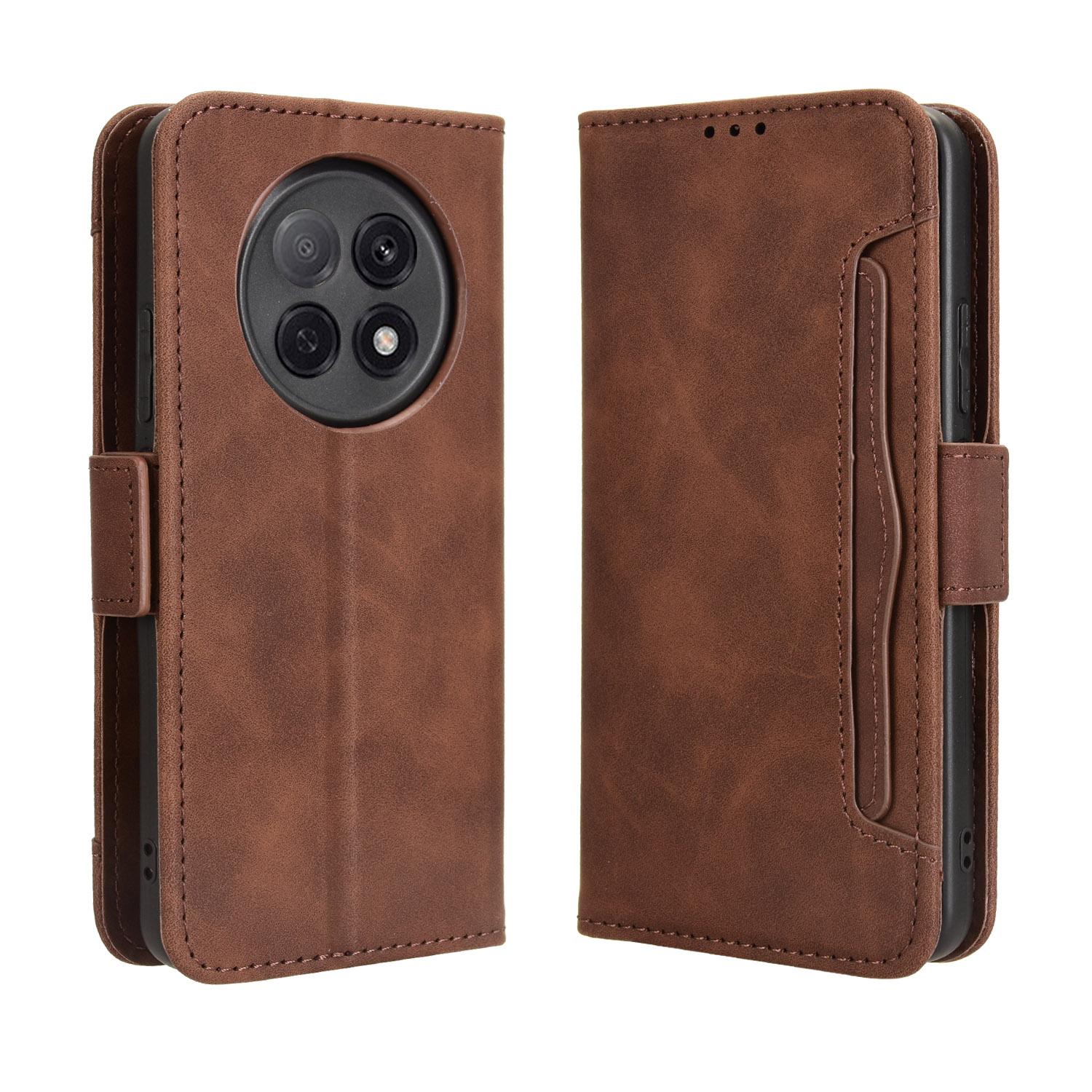 

For Oppo A5 Pro 5G (China)/Oppo F29 Pro 5G (Global) Leather Case Phone Wallet Cover with Multiple Card Slots B