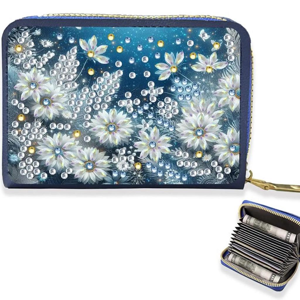 DIY Diamond Painting Card Holder Wallet Purse Diamond Art Wallet Pouch DIY Craft Gifts for Women