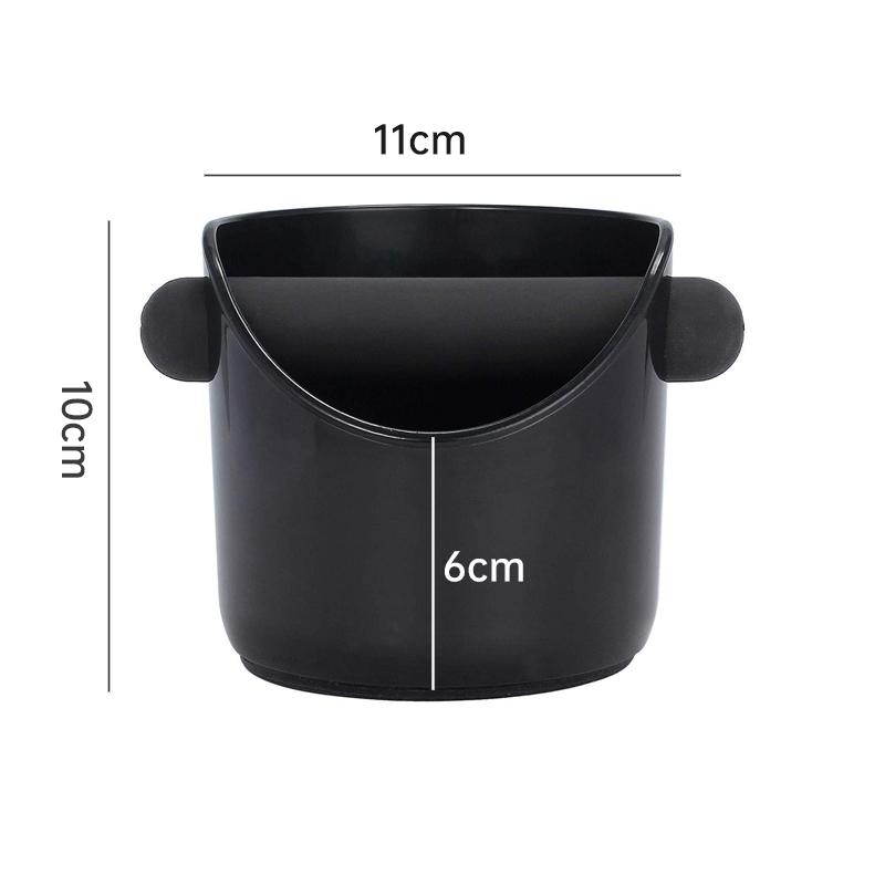Coffee Knock Box Shock-Absorbent Durable Barista Style Knock Box with Removable Knock Bar and Non-Slip Base Gift