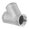 Y Strainer 1 12in Corrosion Resistant 304 Stainless Steel Y Type for Water Oil Gas Thread Pipe
