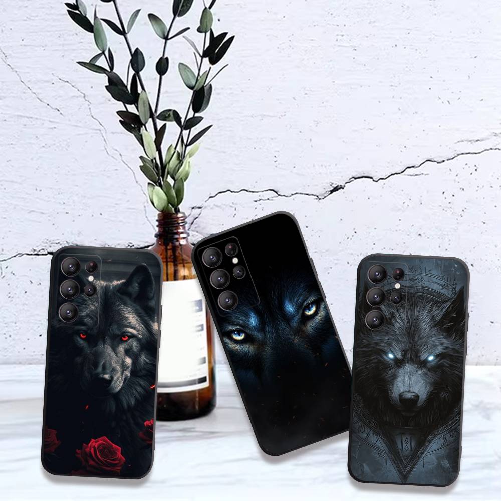 The Wolf Case For Samsung Galaxy Case S25 S23 S22 S21 S30 S20 S10 Ultra Plus FE TPU Soft Cover