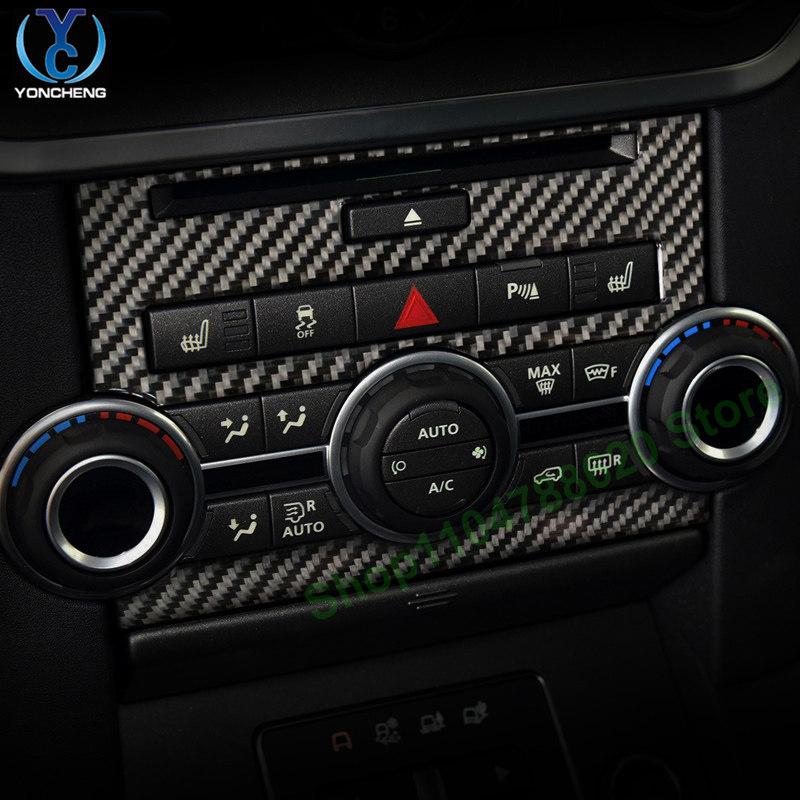 For Land Rover Discovery 4 Interior Carbon Fiber Control Out Trend Door Gear Upgrade Interior Decor Accessories