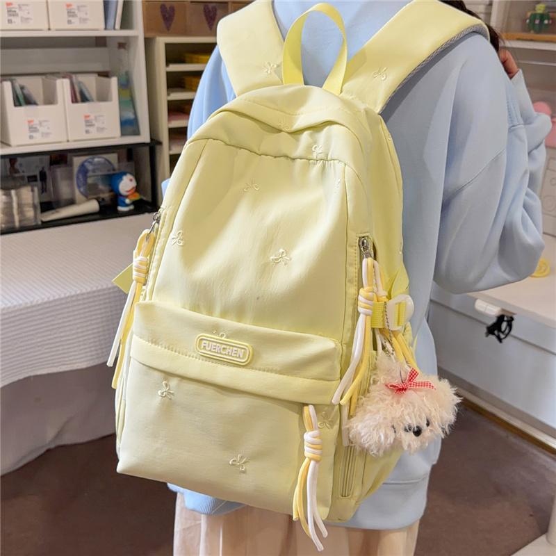 Bow Student Schoolbag Large Capacity Backpack
