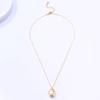 Pearl stud earrings design earrings copper plated real gold fashion earrings fashion versatile earrings