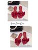 2025 Spring/Summer Women's Square Toe Open Toe Bowknot Slides