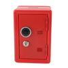 Money Bank Creative Cute Metal Vertical with Lock Keys Cash Coin Box for Home Use Red