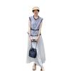 Summer 2025 French-Style Women's Two-Piece Suit: Vest Top & Skirt