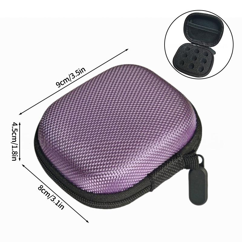 3ML Insulin Vial Storage Case 9 Slots Waterproof Shockproof Portable Carrying Box for Travel Diabetic & Essential Oil Use