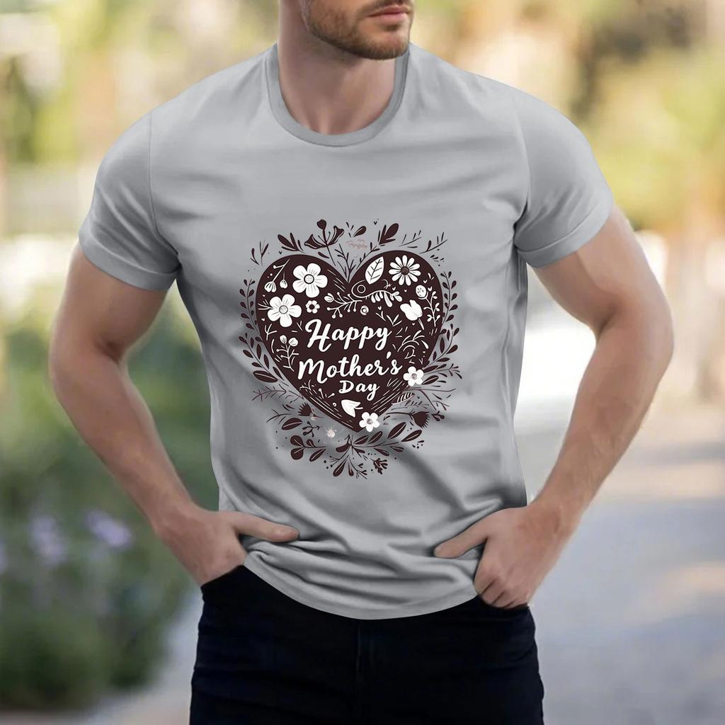 Koszula męska z krótkim rękawem i stójką, luźna, na wakacje, męska