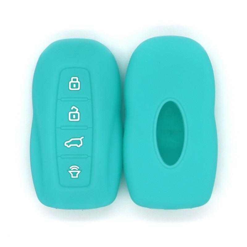 Suitable for Jiangling Ford Lingyu plus Lingrui smart 4-button car key shell cover multi-color spot
