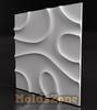 3D Wall Panel Mold for Gypsum, Plaster or Concrete Tile for Decorative Wall Panels 'Shaula'