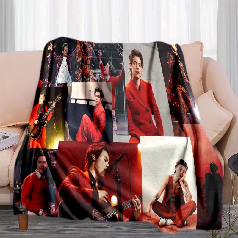 Coperta Harry Styles Perfetta per Tutte le Stagioni Morbida Confortevole Divano Ufficio Pisolino Viaggio Regalo di Compleanno Regalo di Natale