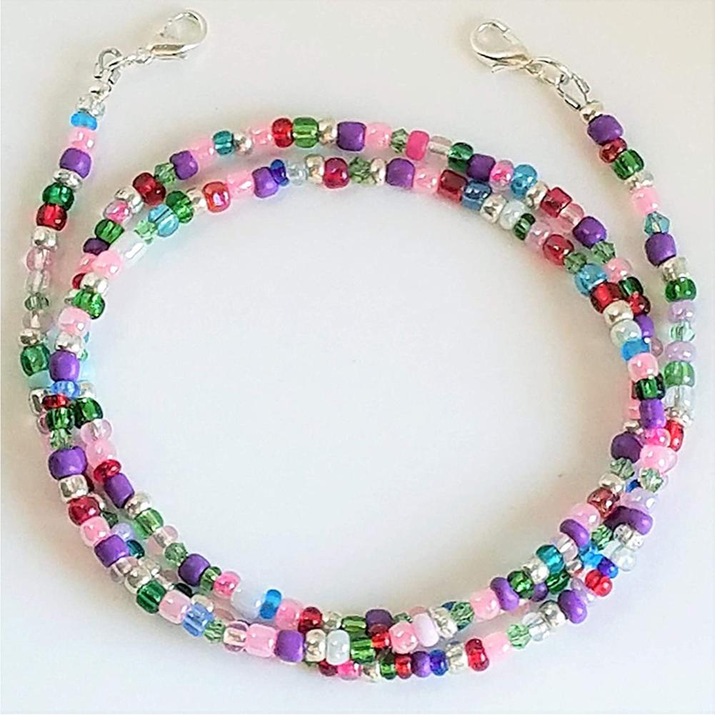 

1PC Рисовая бусина Очки Цепь Анти-Потеря Маска Цепь Веревка