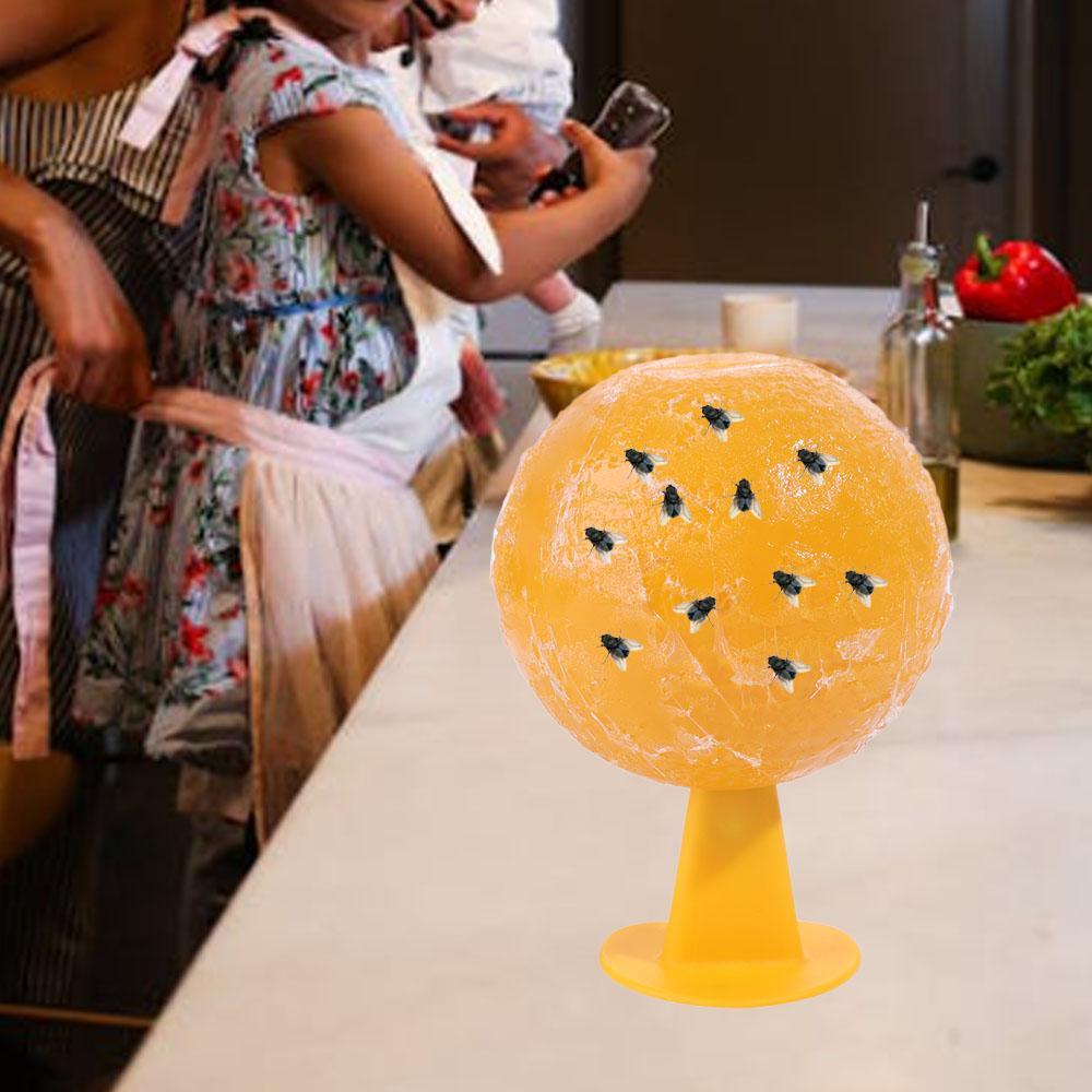 Yellow Fruit Fly Balls Heat-resistant Mosquito Ball Trap Fly Ball Trap  Insect Trap