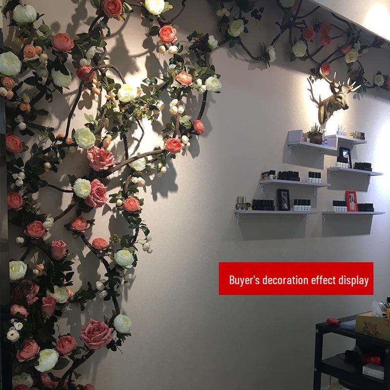 Natürliche Rattan-Rosenranke für Wand- und Gartendekoration