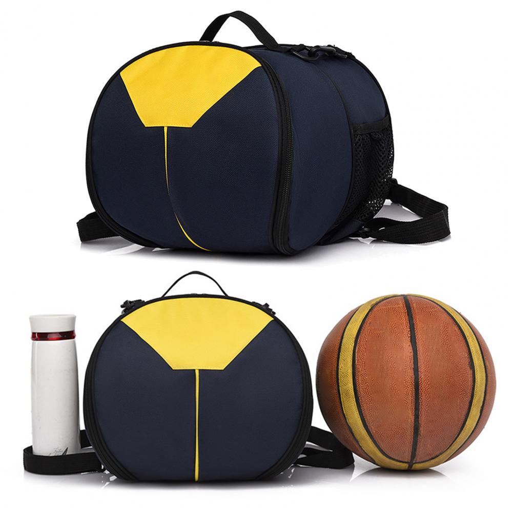Large Capacity Unisex Basketball Bag Round Shape Waterproof Portable Youth Sport Ball Handbag for Adult Sports Accessories