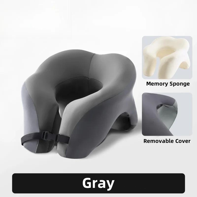 Portable U-shaped Travel Pillow Memory Foam Sleeping Pillows Office Nap Pillow Car Airplane Neck Cushion Ergonomic Head Support