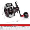 New 13+1 Bearing Left/Right Fishing reel with Digital Display Fishing Line Counter Saltwater Carp Reel 6.3:1 Casting Scroll Tool