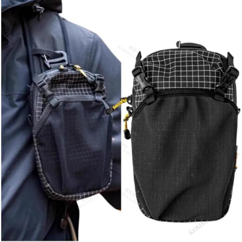 Water Bottle Holder Bag Phone Pocket And Quick-Adjust Strap Waterproof 420D Nylon For Cycling Hiking Camping Essentials
