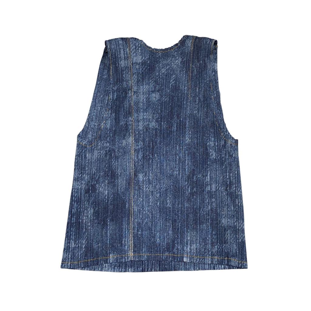 ISSEY MIYAKE Best Blue Polyester Mens