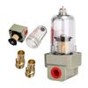 Air Pump AF2000-02 1/4 Compressor Filter Pneumatic Universal Oil Catch Tank Can Out Impurities Water Separator Compressed