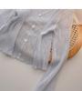 Women's Summer 2021 Thin Ice Silk Cardigan - Korean Style, V-Neck, See-Through, Long Sleeve Knit Top.