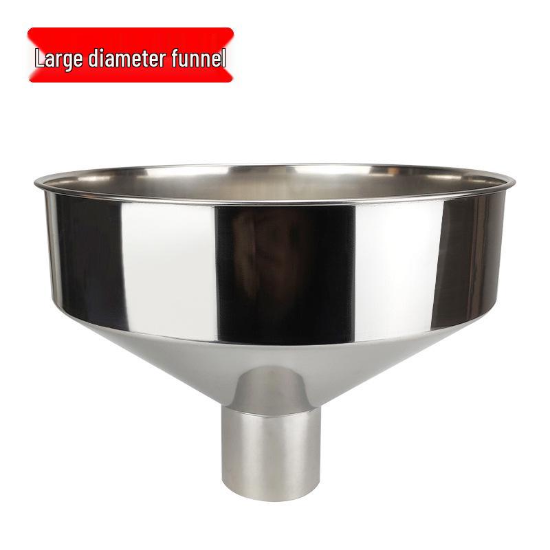 Large Stainless Steel Non-Magnetic Fueling Funnel for Industrial Tanks