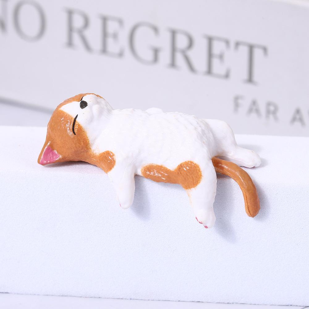 Edge Cat Computer Water Cup Car Edge Decoration Cream Glue Accessories Small Ornaments Figurines & Miniatures