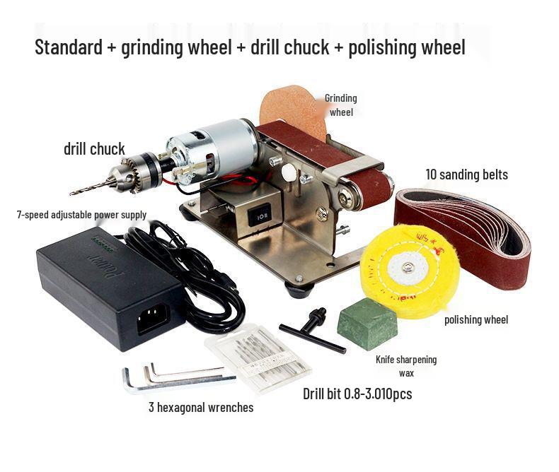 Multi-Functional Mini Electric Belt Sander & Polisher