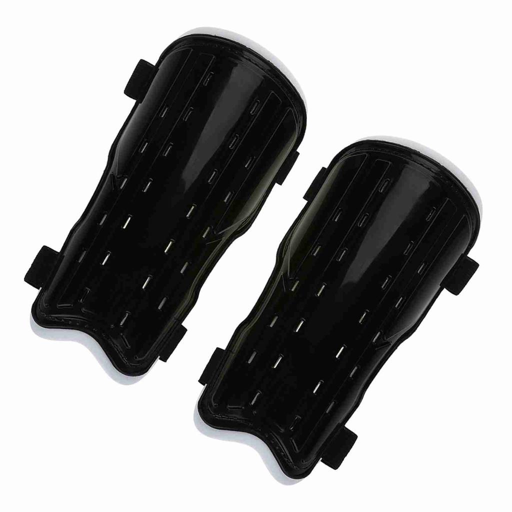 1Pair Soccer Football Breathable Leg Shin Protective Guards Pad Board for Adults (Black)