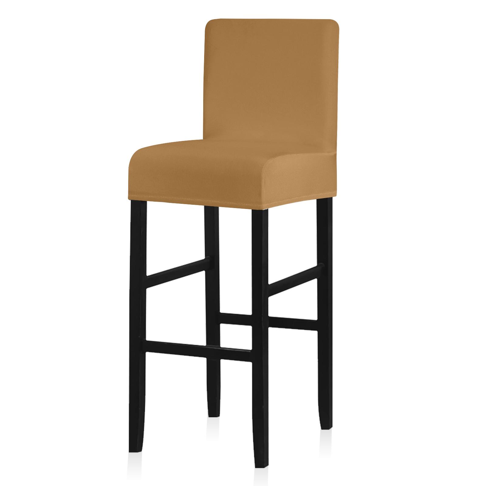 

Waterproof Short Back Chair Cover Seat Cover Slipcover Bar Chair Covers Small Size High-quality Chair Case For Dining Room Home 1 Piece