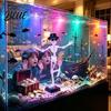 Interactive Skeleton Aquarium Decor Dancing Bubbler with Adjustable Air Flow Underwater 3D Printed Creative Fish Tank Ornaments Powered Moving Skull