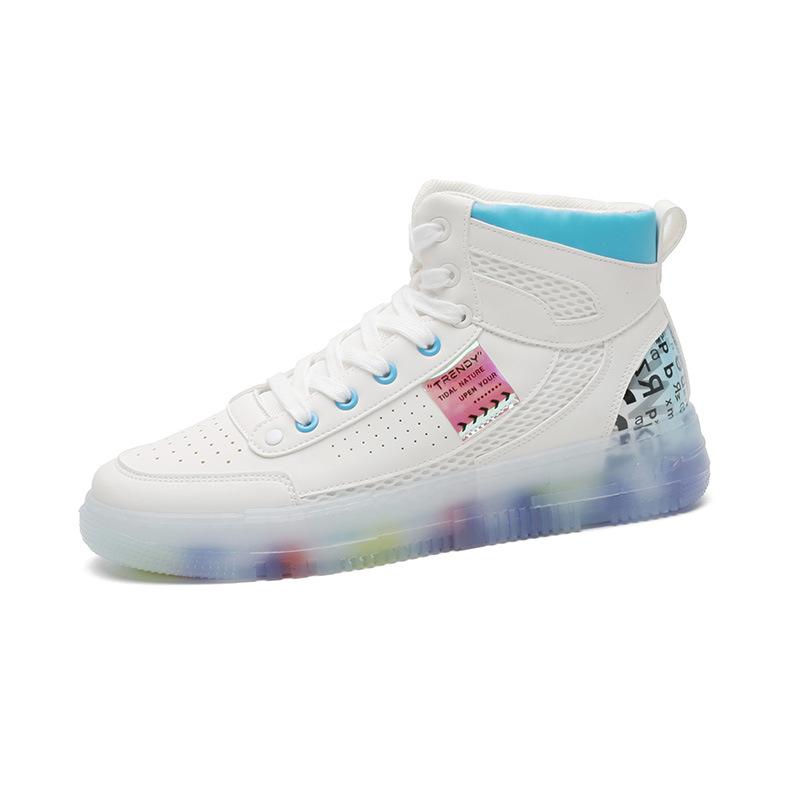 

модные высокие баскетбольные кроссовки мужские повседневные кроссовки Air дышащая спортивная обувь мужские теннисные кроссовки легкая атлетика баскетбольные кроссовки 44