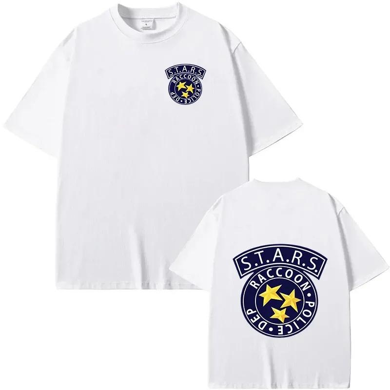 2025 Summer Men's Theme Harajuku Printed T-shirt 100% Cotton Y2k Retro T-shirt Clothing