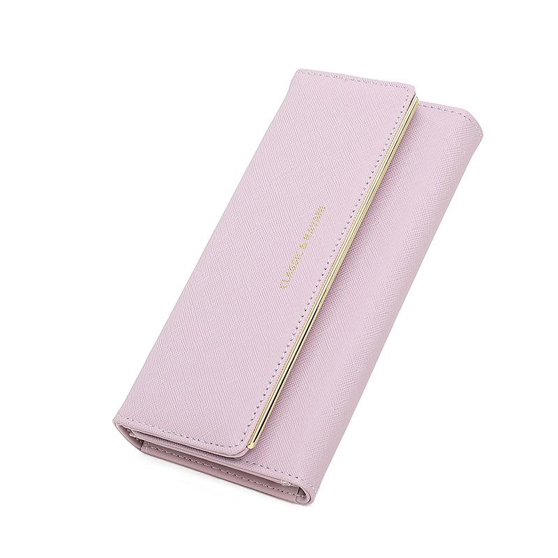 Women's Retro Tri-fold Leather Wallet - Large Capacity Clutch