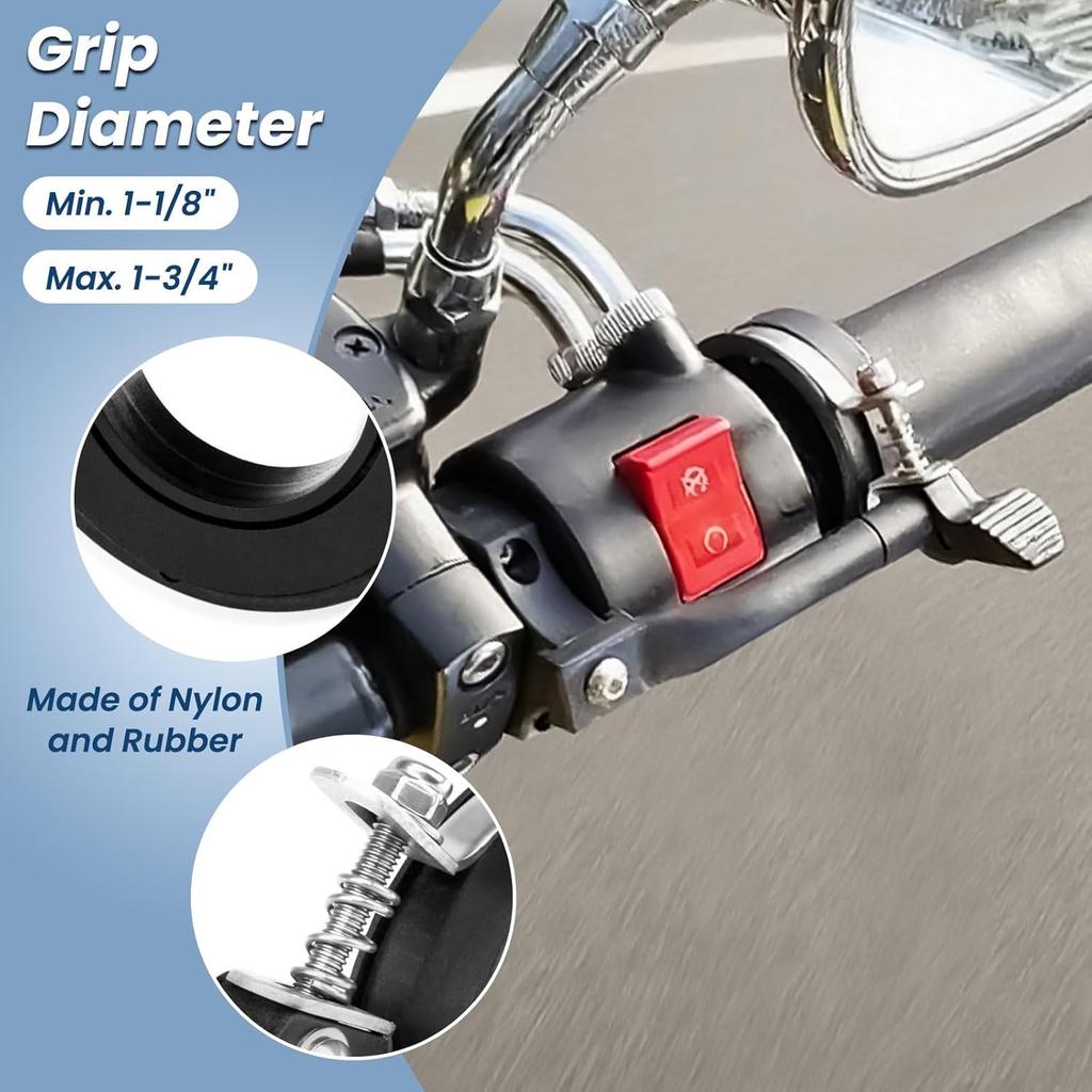GUAIMI Cruise Control Throttle Assist Universal For Motorcycles With With 7/8" And 1" Diameter Bars