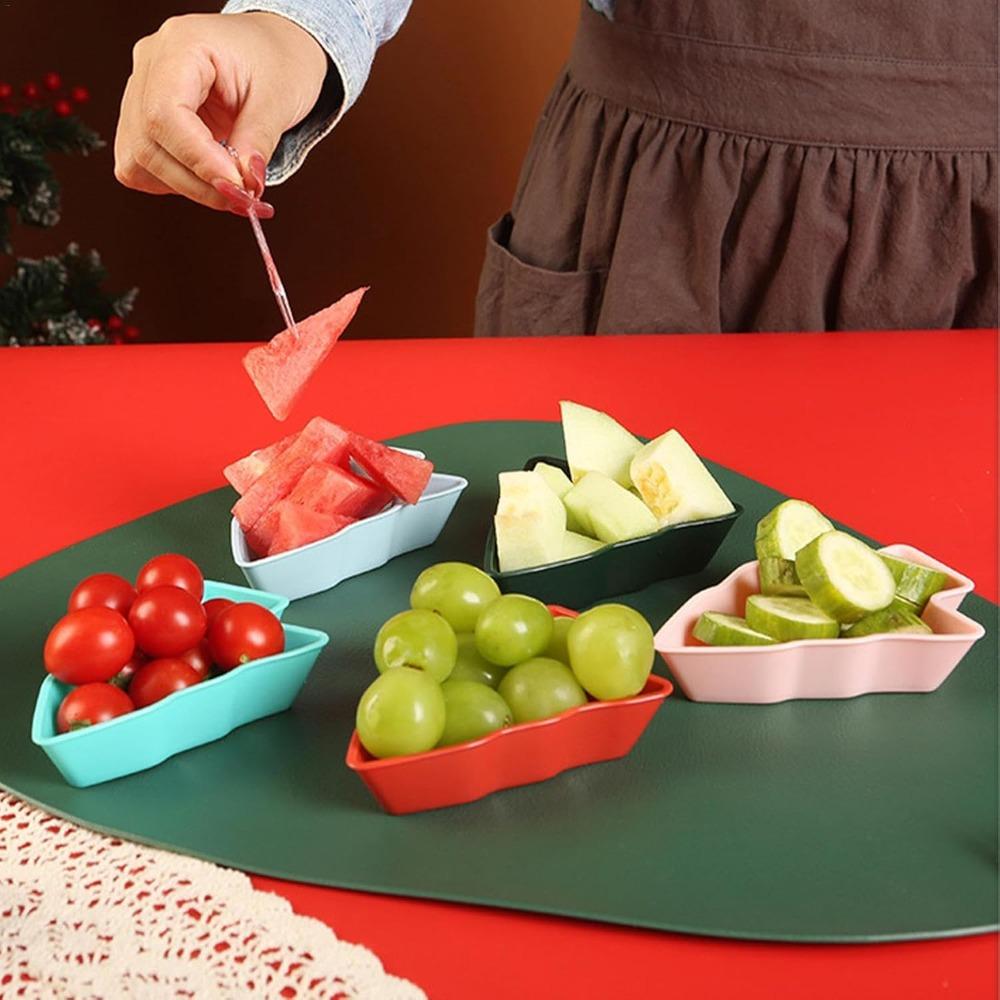 

Christmas Treats Organizer, Dried Fruits Serving Tray, Christmas Tree Shaped Tray for Organizing Nuts, Dried Fruits, and Snacks
