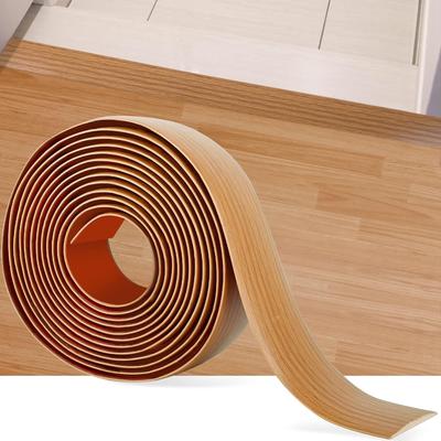 1PC 1/3meters PVC Wood Floor Transition Strip Edge Closing Strip Self-adhesive Seam Strip Flat Buckle Dge Pressing